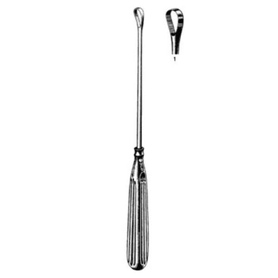 Curette Uterine Sims 11" #1 Sharp Tip Stainless Steel Ea